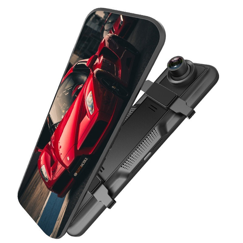 HD 1080p Dual Lens Rearview Mirror Recorder