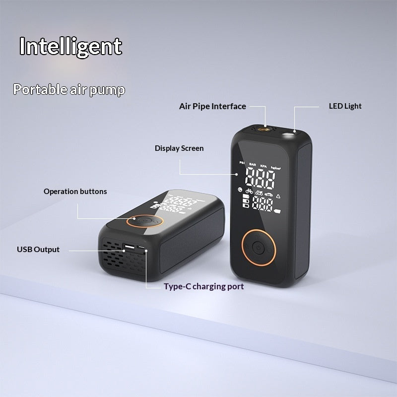 Digital Display Portable Car Tire Inflator